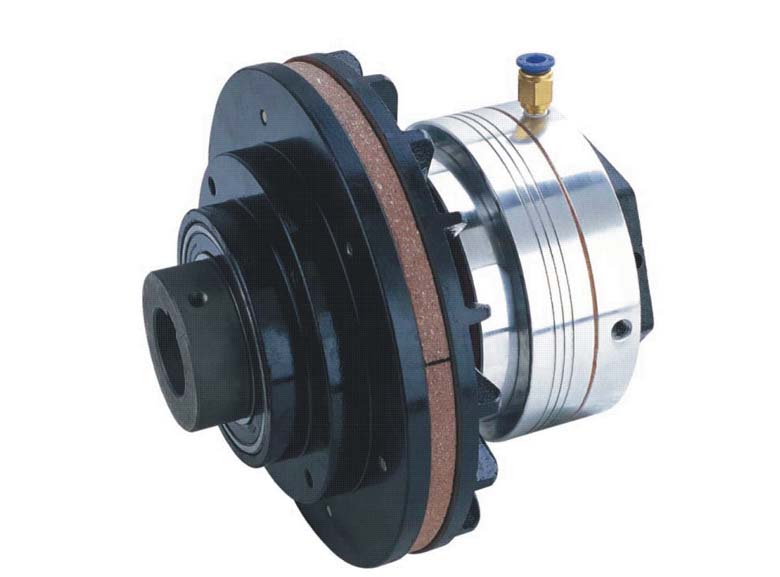 空压通轴式离合器